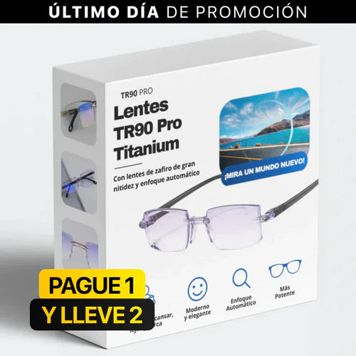 ¡PAGUE 1 Y LLEVE 2 SOLO HOY! - Gafas Inteligentes TR90 Titanium Pro